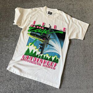 VTG 1990 Neon Screen Stars Best Vanderhoof International Airshow Graphic Size M